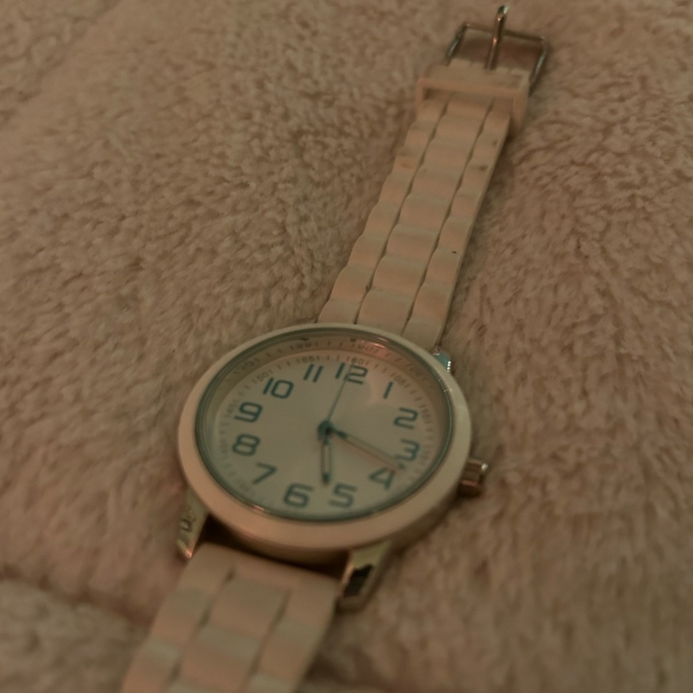 Stainlesss Steel Xhilaration Watch- White and Silver